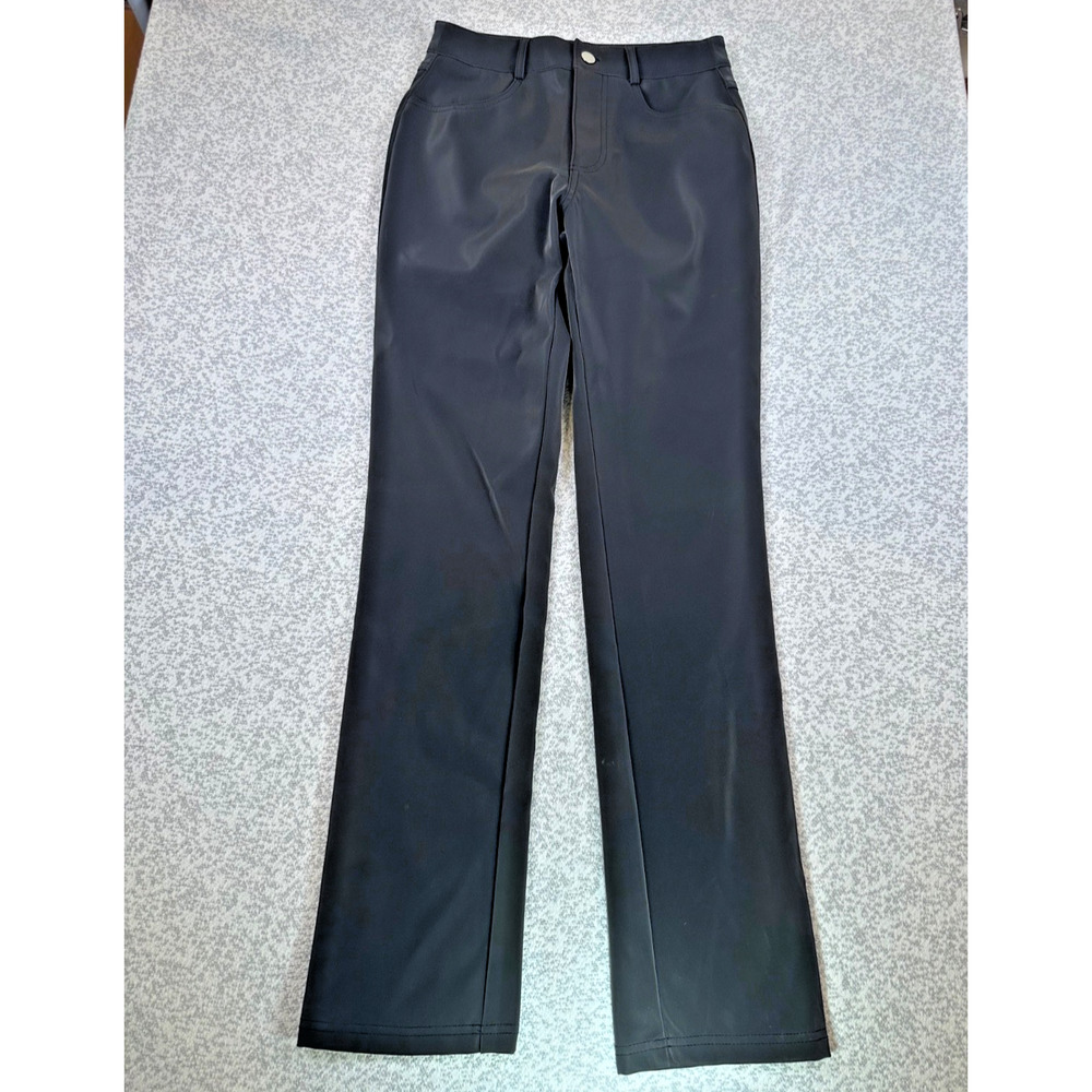 NWT Forever 21 Faux Leather Pants Small Black Bootcut Shiny Vinyl Glossy Retro